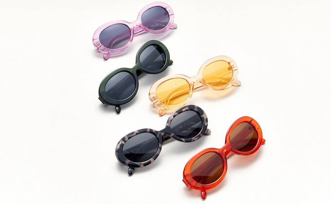 Range of the best sustainable sunglasses by ecoer fashion