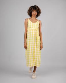 Lorena Strap Dress Lemon via Brava Fabrics