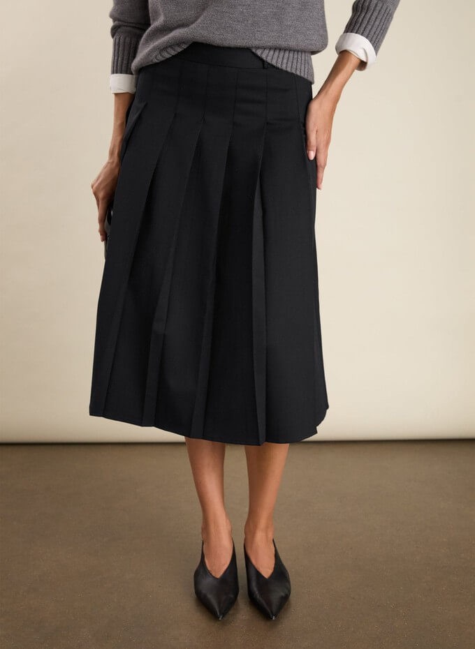 A sustainable a-line skirt