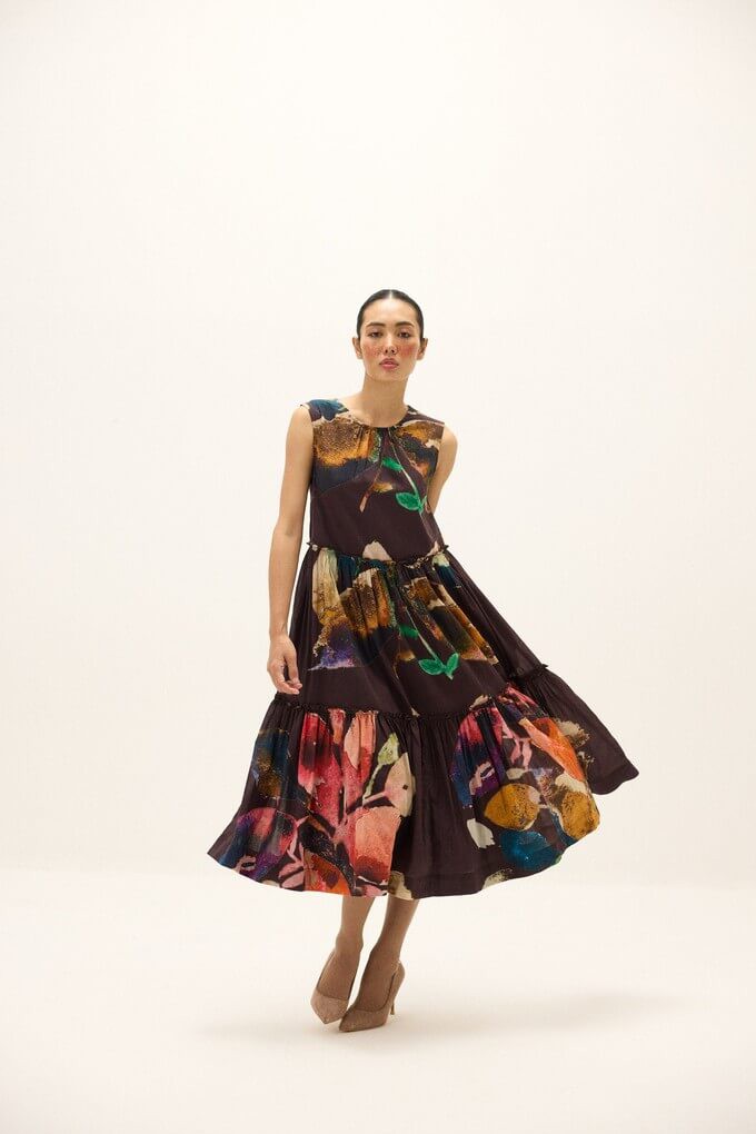 Bhoomi dress as an alternative to Louis Vuitton