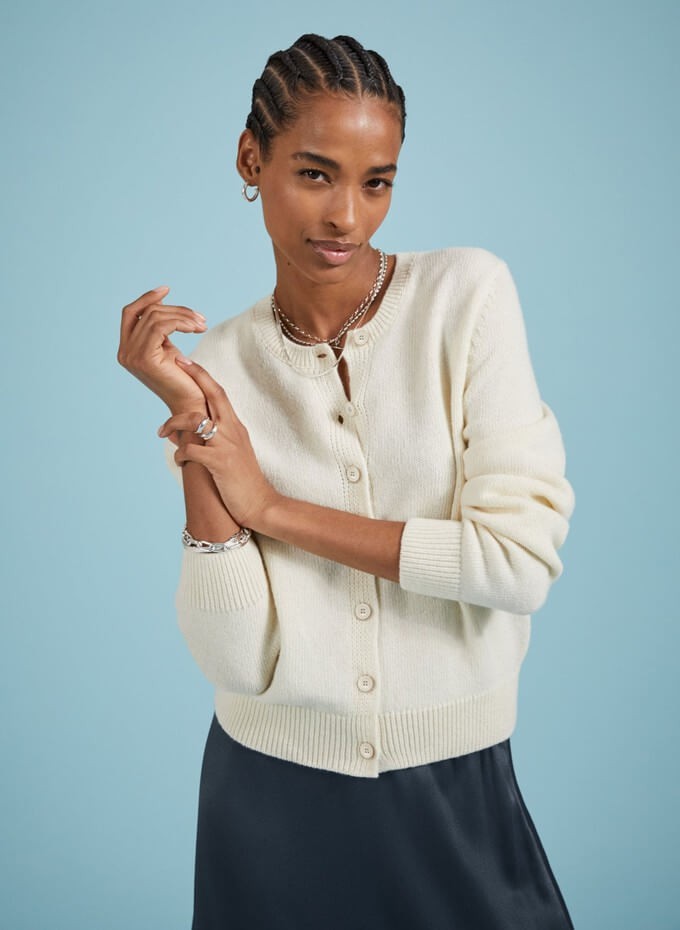 Cardigan as an autumn capsule wardrobe staple