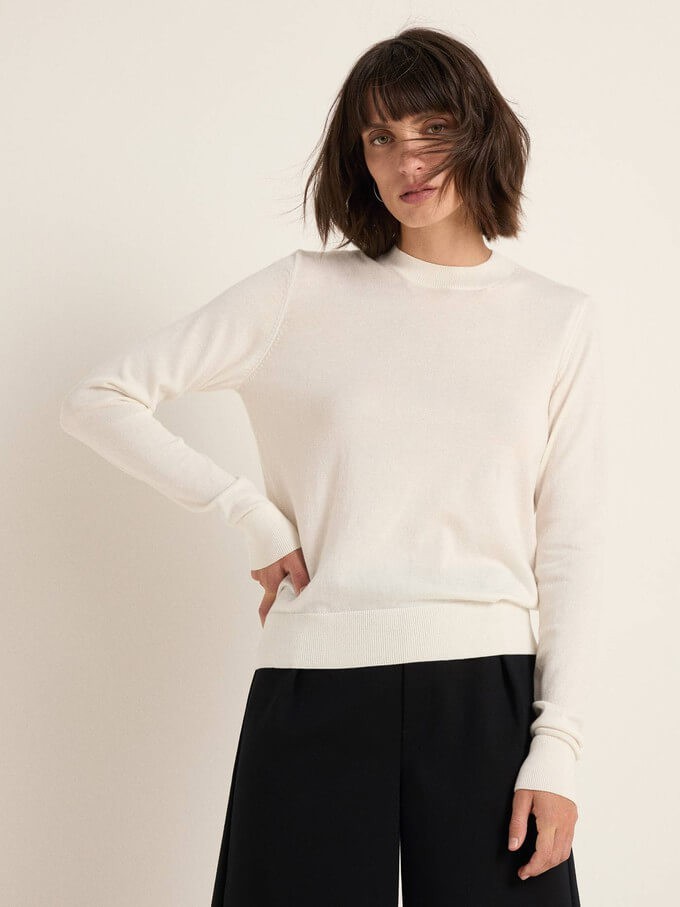 Certified organic cotton jumper