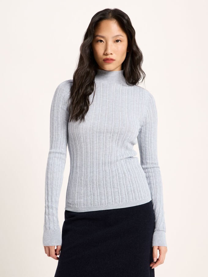 Ethical turtleneck as a winter capsule wardrobe staple