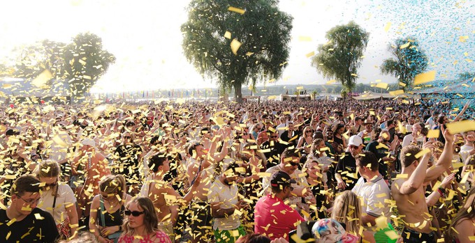 Example of waste at a festival