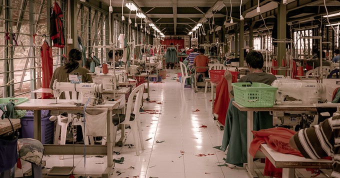 Garment workers who are often underpaid in fast fashion