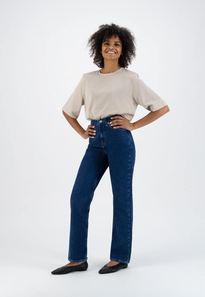Jeans produced following a circular fashion model