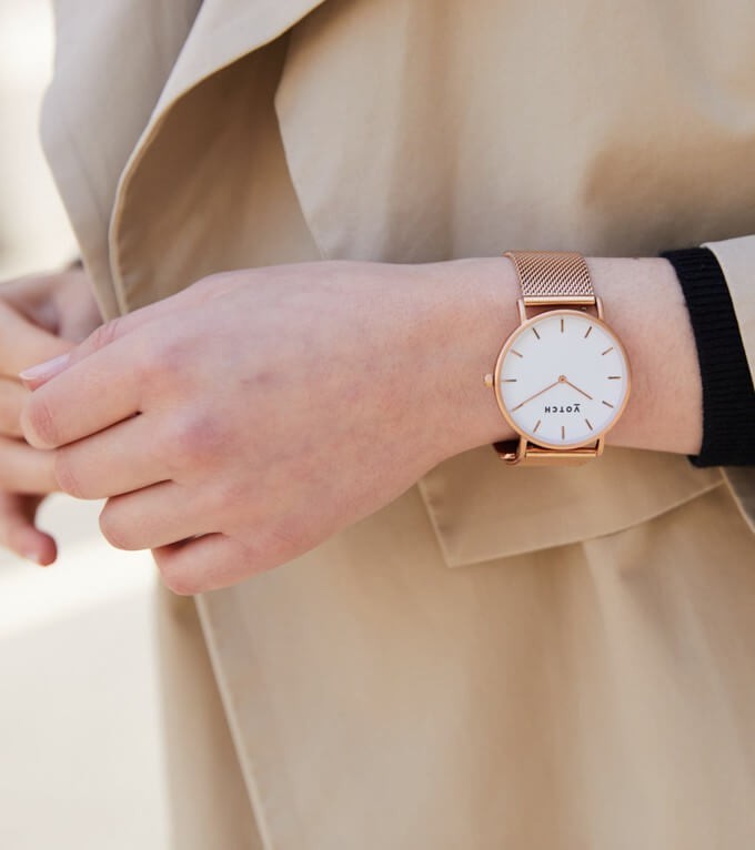Leather free watch by one of the best vegan clothing brands