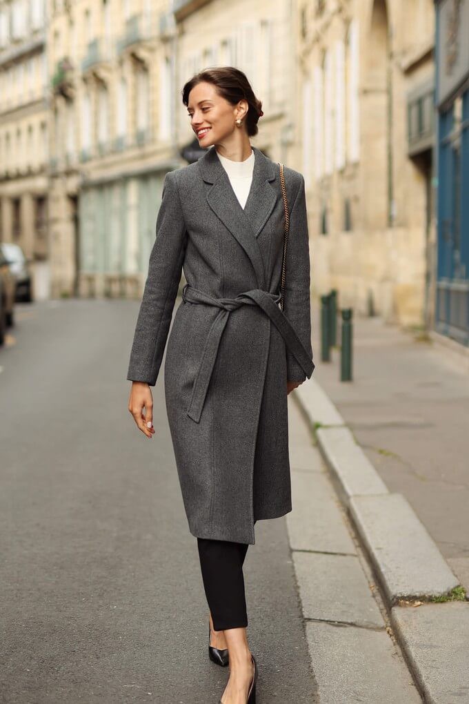 Long coat for an ethical winter wardrobe
