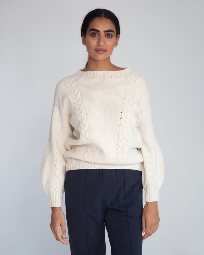 Organic wool jumper