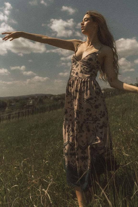 Summer dress to accessorise