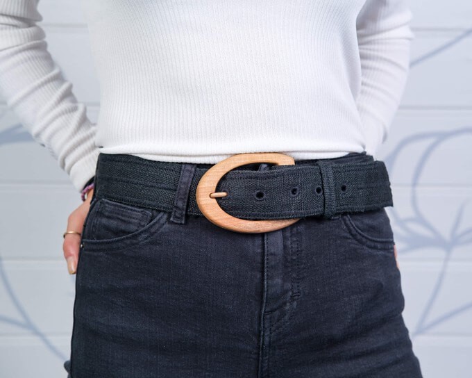 Sustainable belt as an ethical gift idea