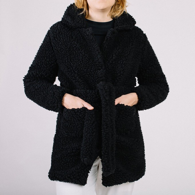 Sustainable teddy coat for winter