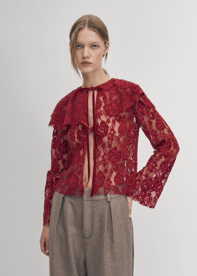 Sylish blouse in a SHEIN style