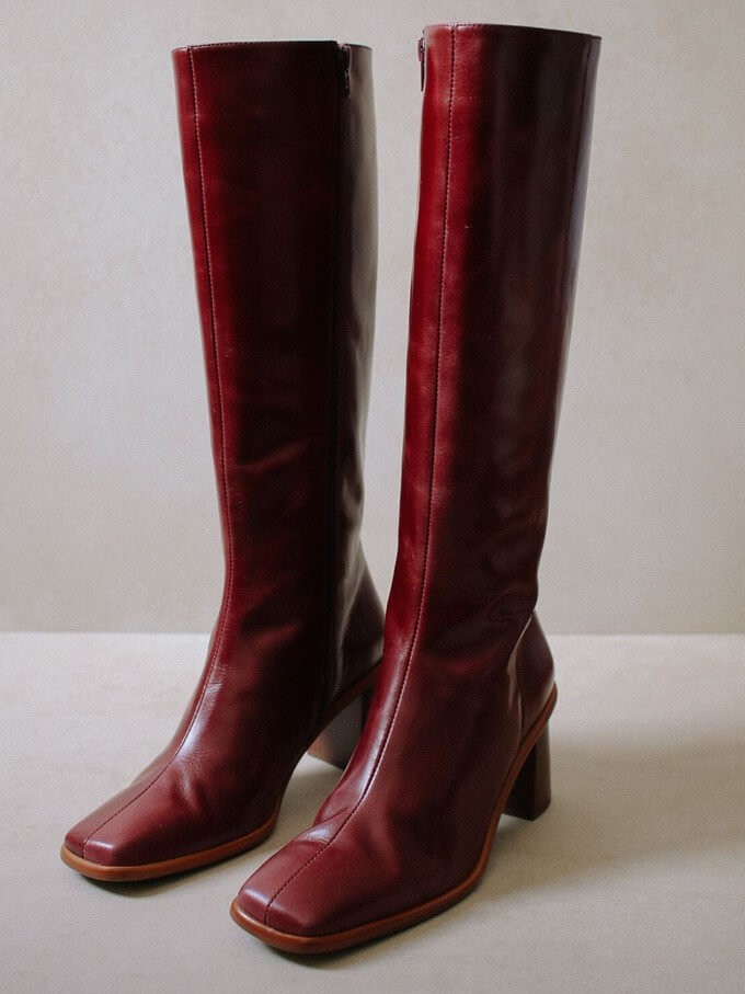 Tall boots to tuck your trousers in during the colder months