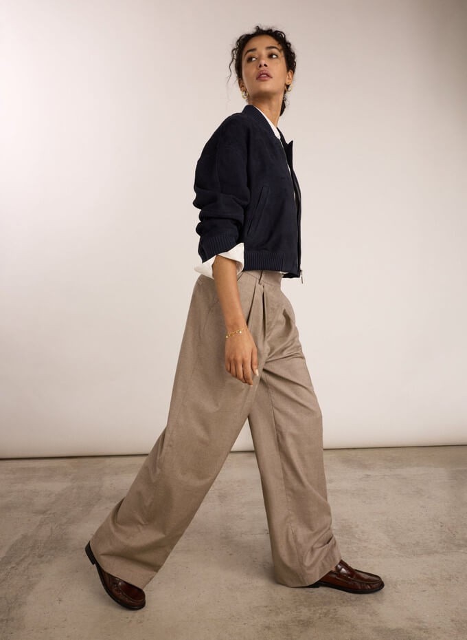 Trousers for an ethical autumn capsule