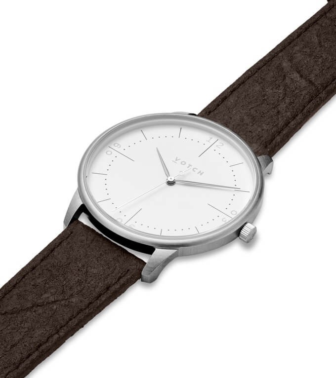 Vegan leather watch
