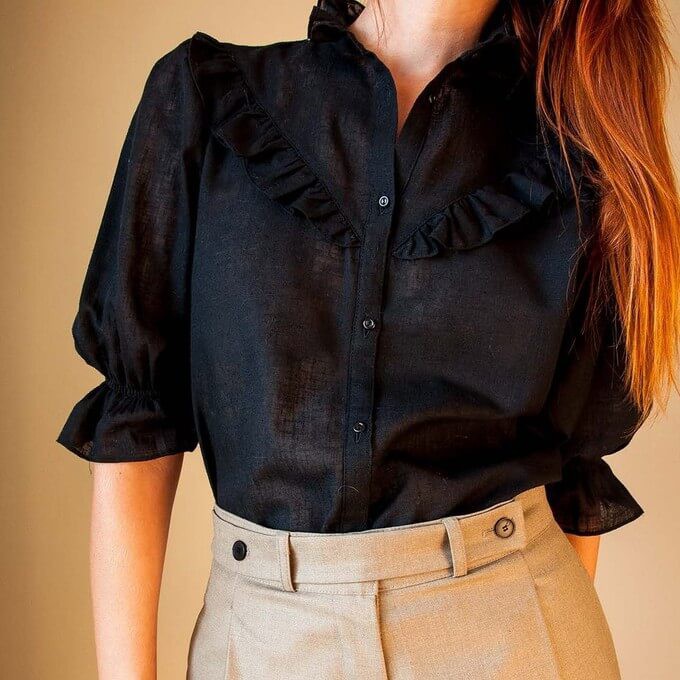 Versatile blouse as a sustainable wardrobe essential