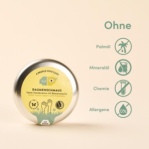 Feste Handcreme Set - Bienenwachs from 4peoplewhocare
