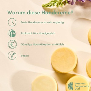 Feste Handcreme - Bergamotte from 4peoplewhocare