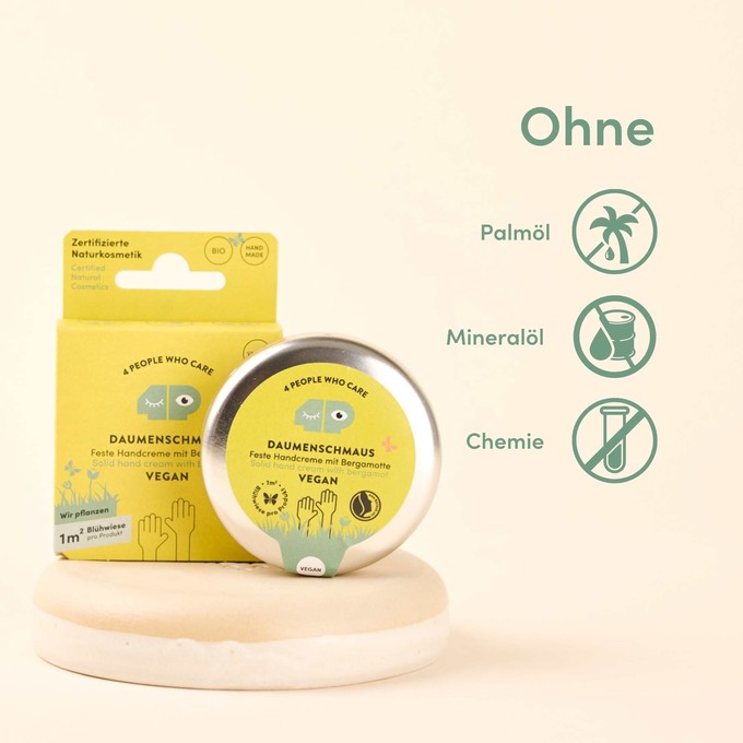 Feste Handcreme - Bergamotte from 4peoplewhocare
