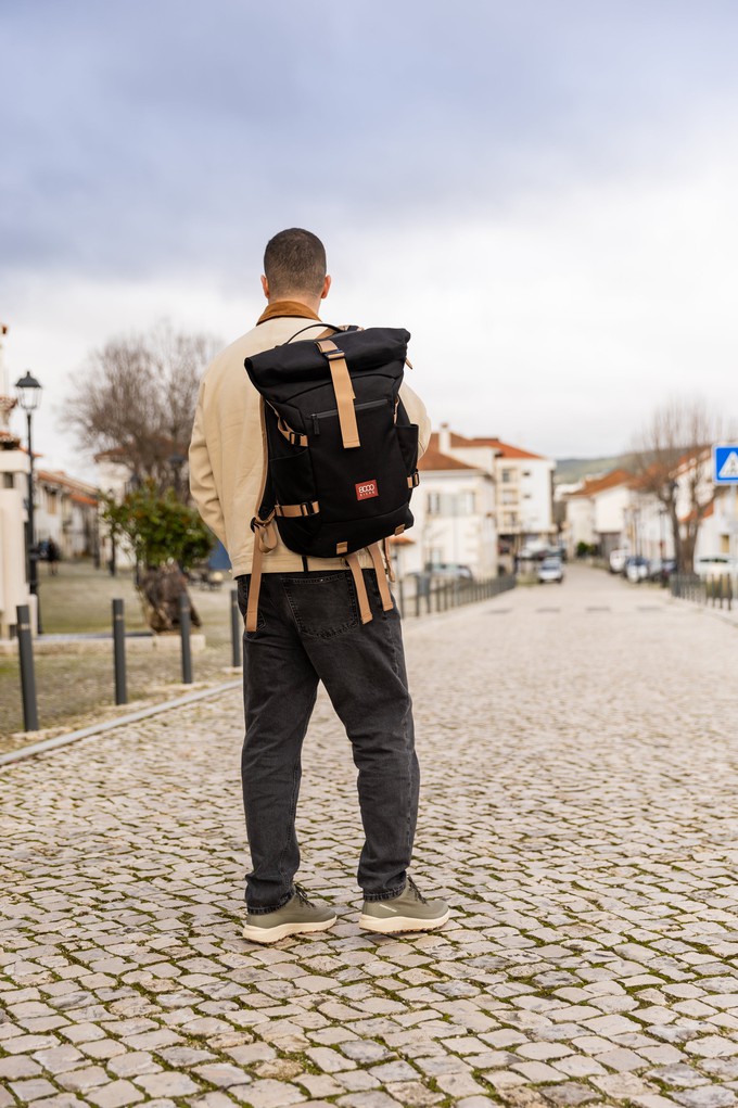Nomad Hemp Rolltop Backpack in Black from 8000kicks