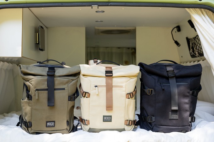 Nomad - The 3-in-1 expandable hemp backpack for nomads from 8000kicks