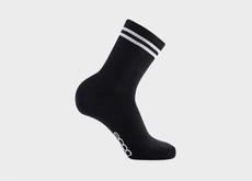 Striped Hemp Socks in Black via 8000kicks