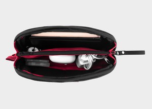 Accessory & Tech Pouch in black hemp from 8000kicks
