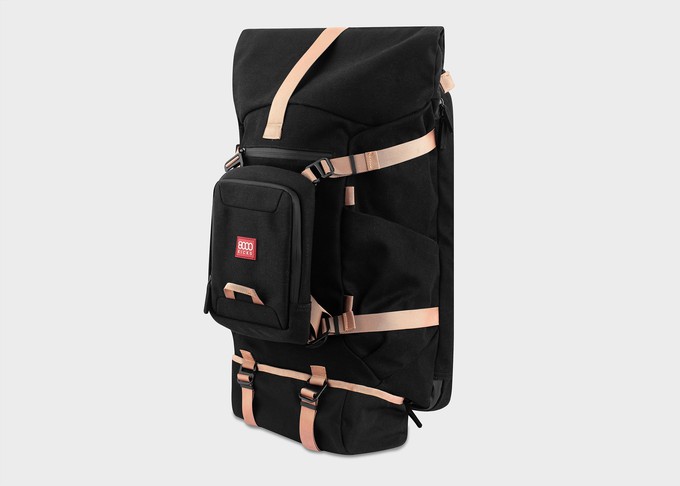 Nomad Hemp Rolltop Backpack in Black from 8000kicks