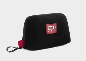 Accessory & Tech Pouch in black hemp from 8000kicks