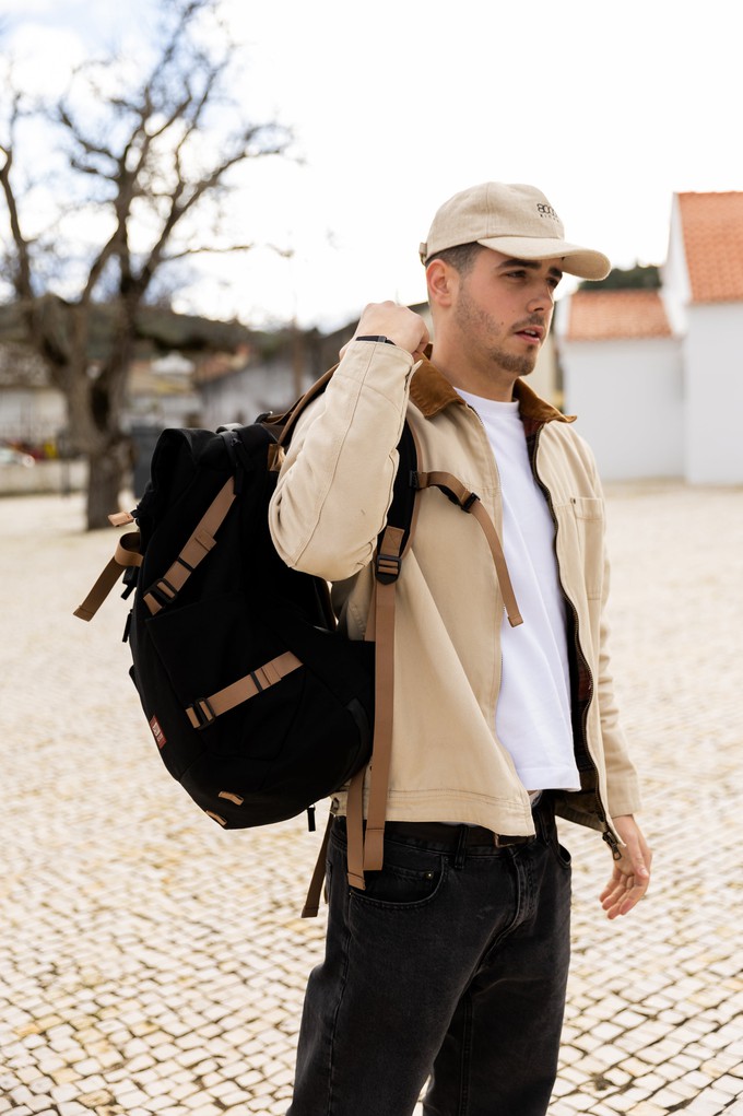Nomad Hemp Rolltop Backpack in Black from 8000kicks