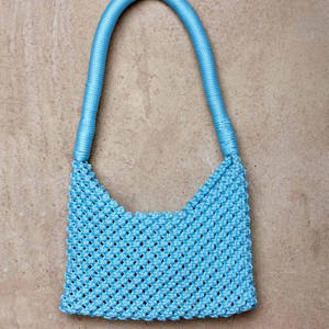 Macrame Bag "MARITO" in Baby Blue from Abury