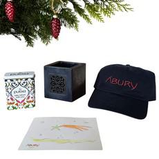 Supporter Christmas Set – Cap, Wax Lantern, Tea & Hand-Painted Postcard via Abury
