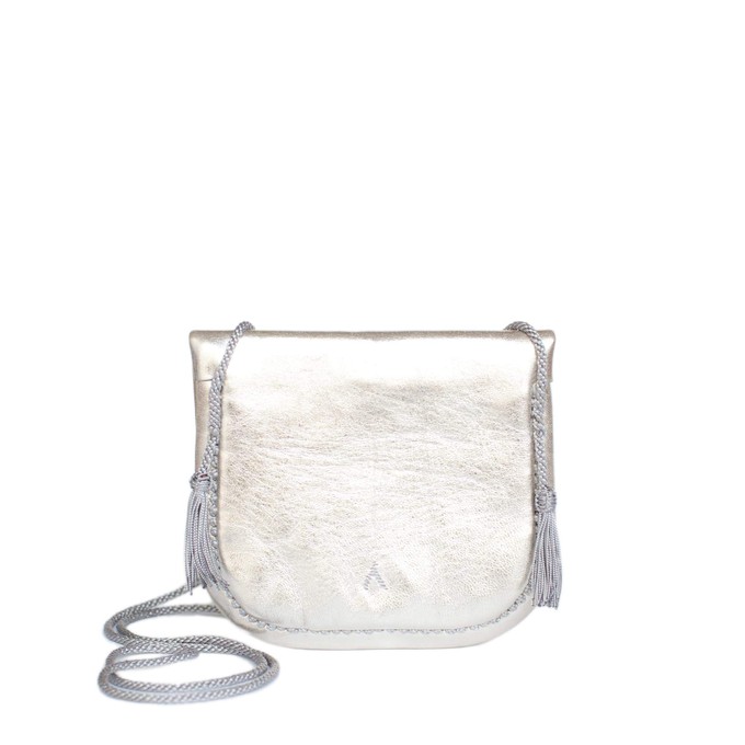 Embroidered Mini Leather Berber Bag from Abury