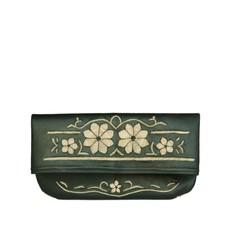 Floral Evening Clutch Bag in Black, Beige from Abury
