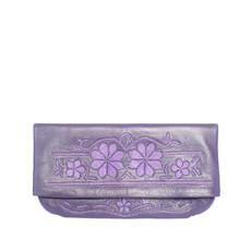 Floral Evening Clutch Bag in Purple from Abury