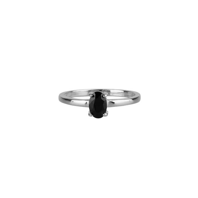 It's a Stone Thing | Ring | Silver Zircon from AdornPay