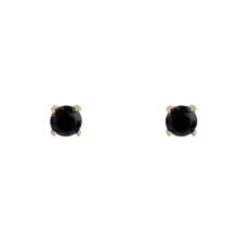 It's a Stone Thing | Earstud Small | Gold Zircon via AdornPay