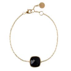 Pretty Cushion | Bracelet | Gold Zircon via AdornPay