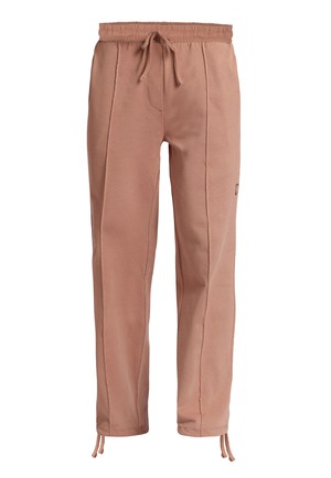 Organic cotton pants SIDE in camel from AFORA.WORLD