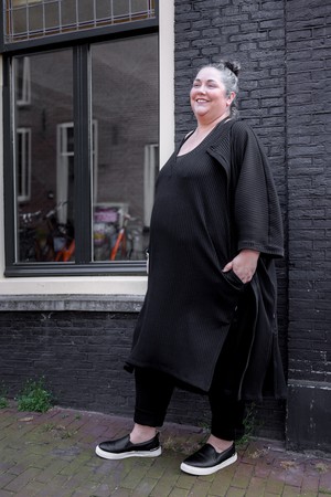 Maxi v-hals jurk Ecovero from Aimmea