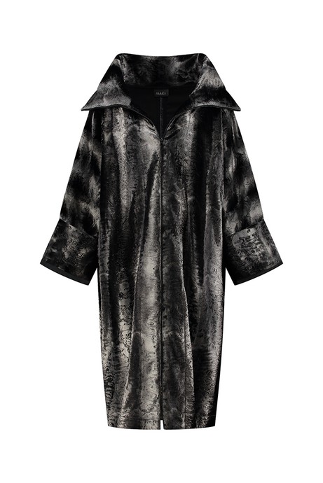 Maxi-coat faux fur (viscose/cotton) from Aimmea