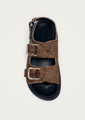 Harper Soft Tan Leather Sandals from Alohas