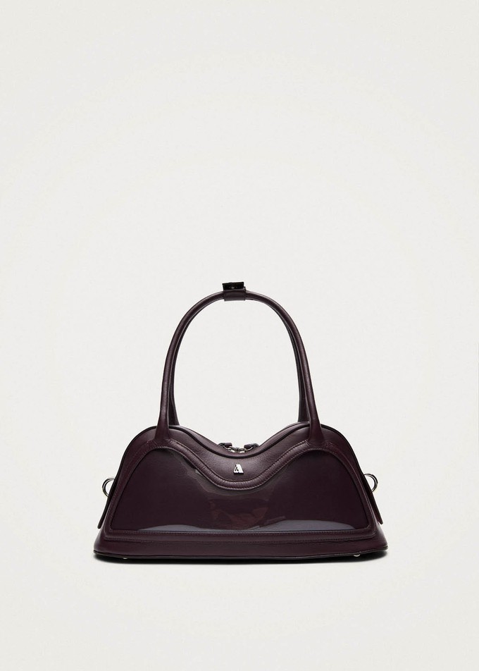 Hilma Vinyl Burgundy Leather Bag from Alohas