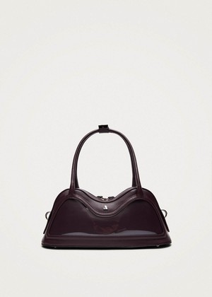 Hilma Vinyl Burgundy Leather Bag from Alohas