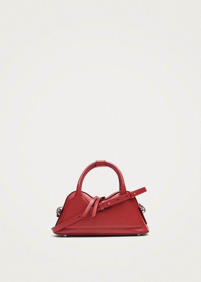Hilma Mini Vinyl Red Leather Bag from Alohas