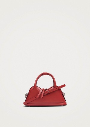 Hilma Mini Vinyl Red Leather Bag from Alohas