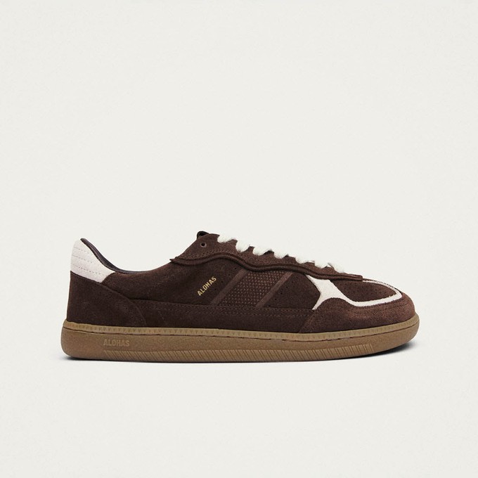Tb.00 Barefoot Rife Cocoa & Off White Leather Sneakers from Alohas