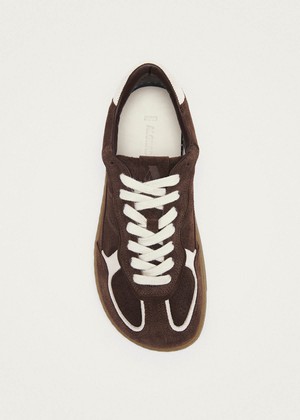 Tb.00 Barefoot Rife Cocoa & Off White Leather Sneakers from Alohas