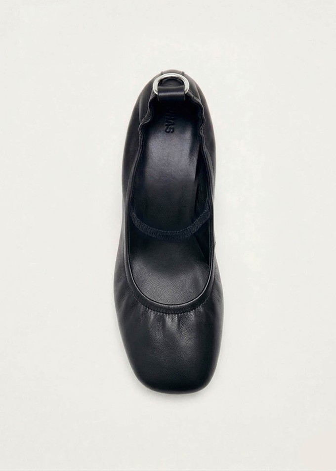 Rhiane Black Leather Pumps from Alohas